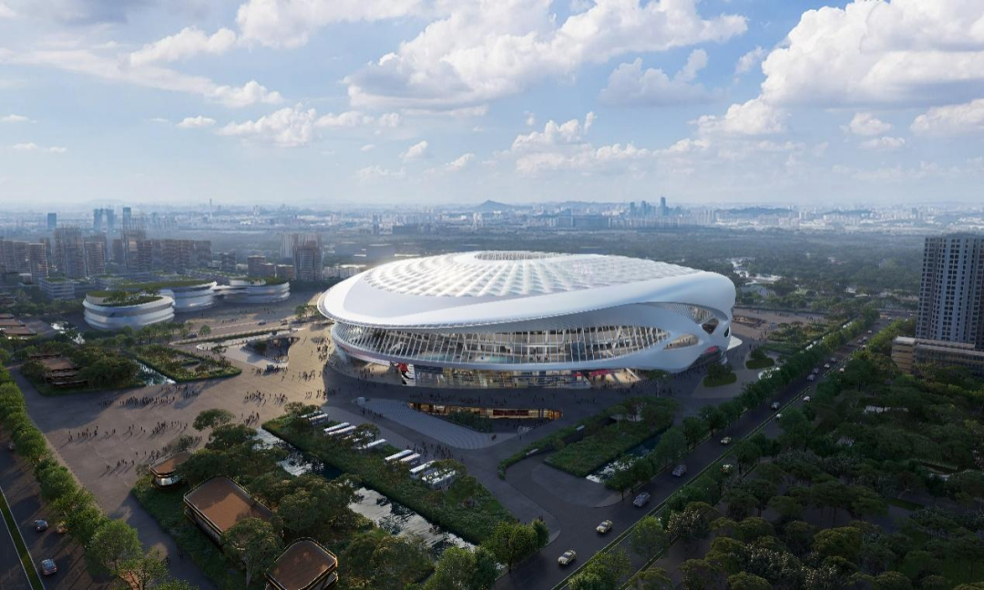 广州足球公园球场项目已建结构已进行了阶段验收