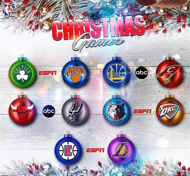 NBA官方公布新赛季最受欢迎的比赛日期以及圣诞大战对阵